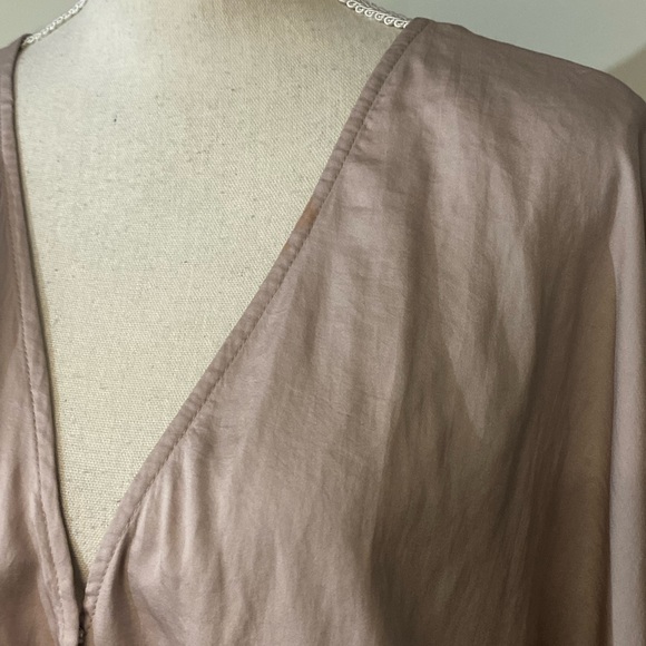 Lulu’s romper women’s size large mauve long sleeve - Picture 7 of 8
